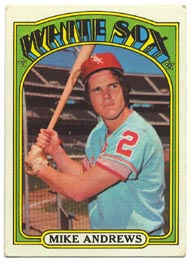 1972 Topps Baseball Cards      361     Mike Andrews